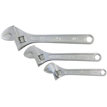 3PC ADJUSTABLE WRENCHES