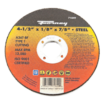 CUT-OFF WHEEL METAL TYPE
