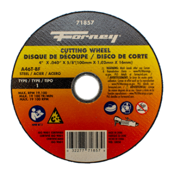 CUT-OFF WHEEL METAL TYPE