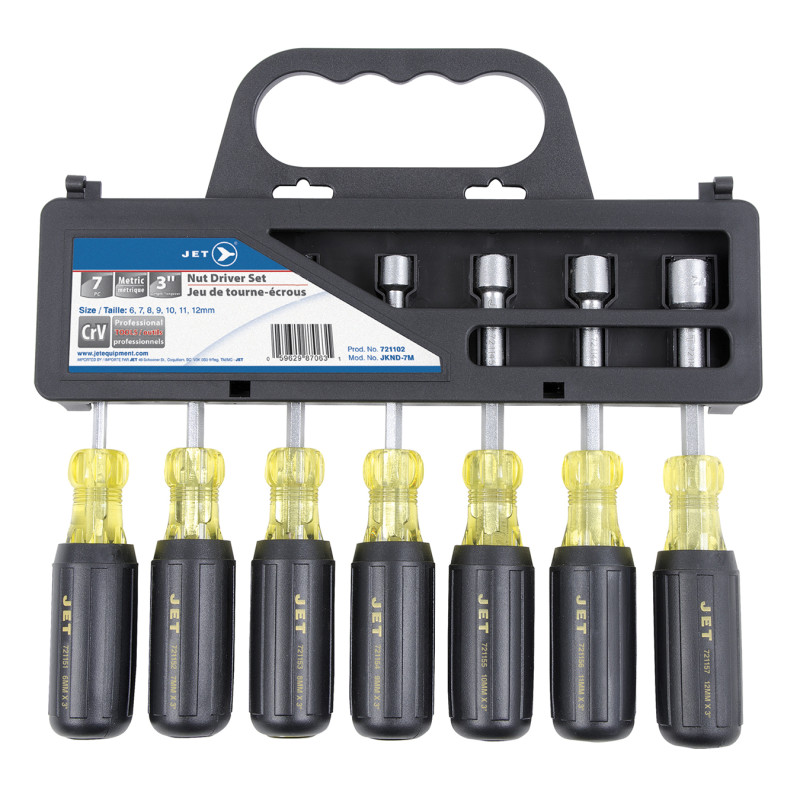 7PC MET NUT DRIVER SET