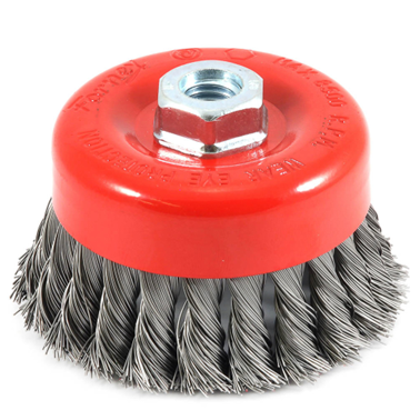 CUP BRUSH KNOTTED 4 IN X