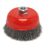 CUP BRUSH CRIMPED 5 IN X