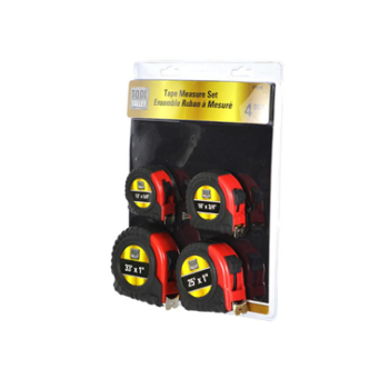 4PC TAPE MEASURE SET