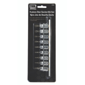 9PC TORX SOCKET BIT SET