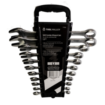 11PC SAE COMB WRENCH SET