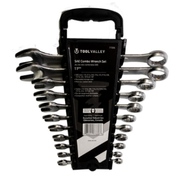 11PC SAE COMB WRENCH SET