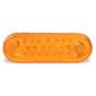 AMBER LED OVAL STROBE