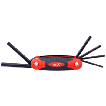 7PC FOLDING HEX KEY SET
