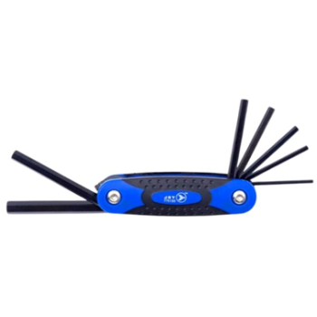 7PC FOLDING HEX KEY SET