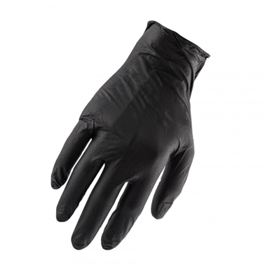 BLACK NITRILE DISP GLOVE