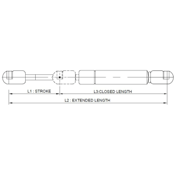 30LB GAS SPRING