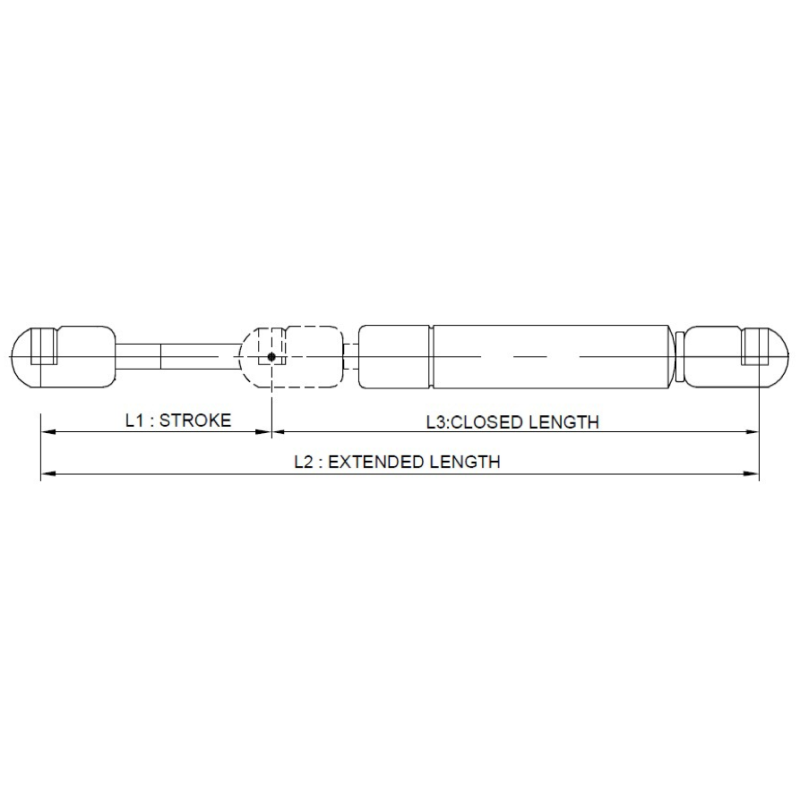 34LB GAS SPRING