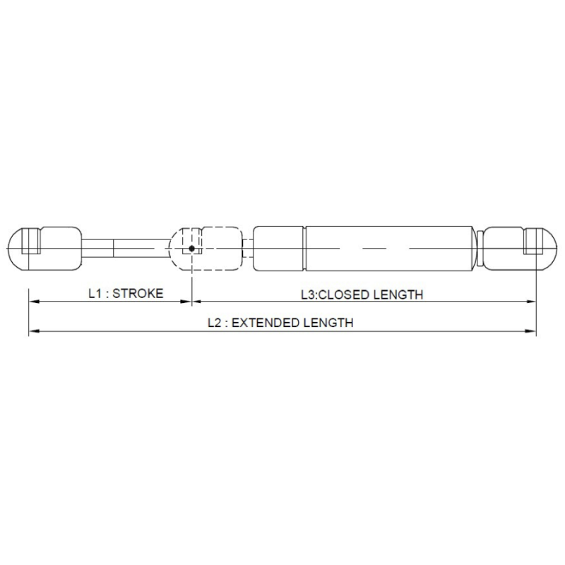 34LB GAS SPRING