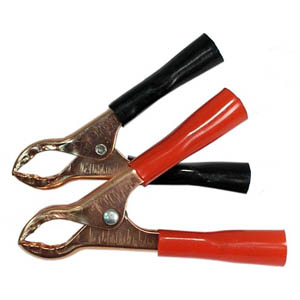 RED/BLACK CHARGER CLAMPS