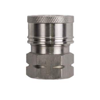 S/S COUPLER, 3/8 FNPT