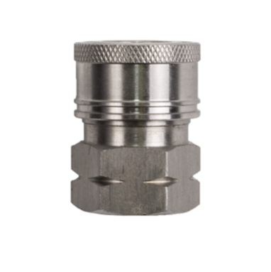 S/S COUPLER, 3/8 FNPT