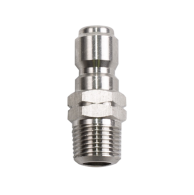 S/S NIPPLE, 3/8 MNPT