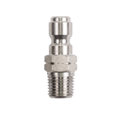 S/S NIPPLE, 1/4 MNPT
