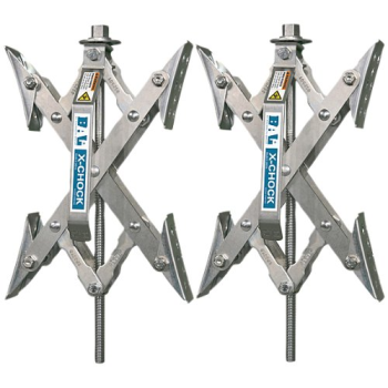 X-CHOCK PAIR W/WRENCH