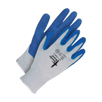 BLUE GLOVE RUBR PALM