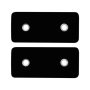 RUBBER PADDLE (PAIR)