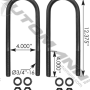 U BOLT W/NUTS&WASHERS