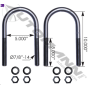 U BOLT W/NUTS&WASHERS