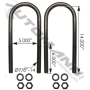 U BOLT W/NUTS&WASHERS