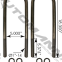 AIRLINER U-BOLTS 2PK