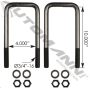 U BOLT W/NUTS&WASHERS