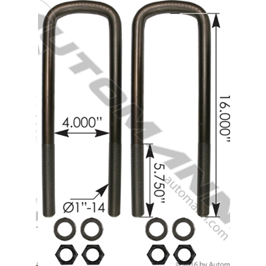 PETERBILT U-BOLT 2PK