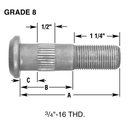 WHEEL STUD