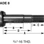 BUD WHEEL STUD