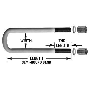 U BOLT W/NUTS&WASHERS