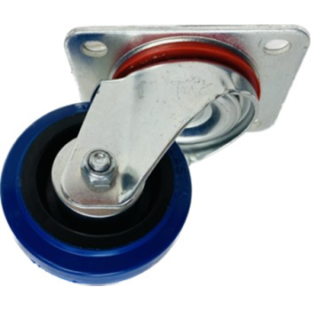 3IN SWIVEL BLUE RUBBER