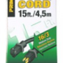 15' 16/3 BLACK EXT. CORD