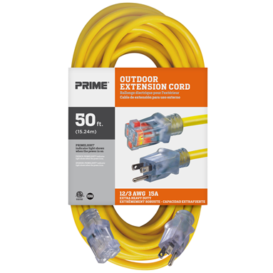 50' 12/3 JOBSITE CORD