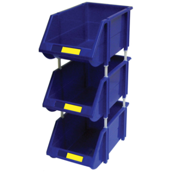 PLASTIC BIN BLUE -