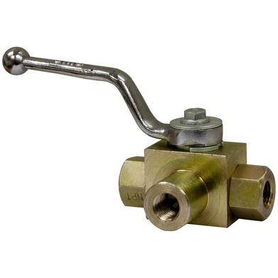 3 WAY BALL VALVE 1/2