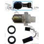 WASHER PUMP W/GROMMET