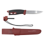 RED MORA KNIFE W/FLINT