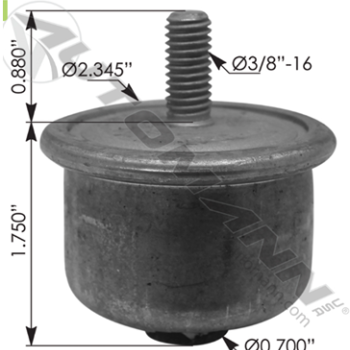 EXHAUST MOUNT BUSHING
