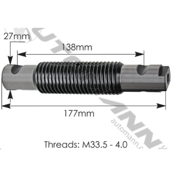 THREADED SPRING PIN