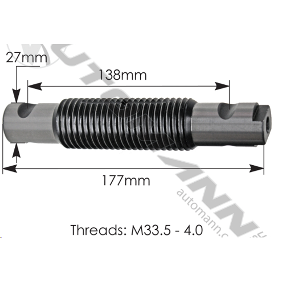 THREADED SPRING PIN