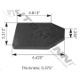 CHALMERS WEAR PLATE