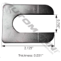 1/32 ALIGNMENT SHIM