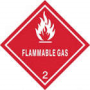 RED FLAMMABLE PLACARD
