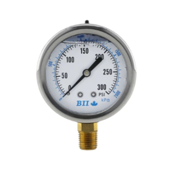 0-300 PSI L/F PRES GAUGE
