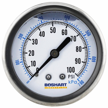 0-100 PSI PRESSURE GAUGE