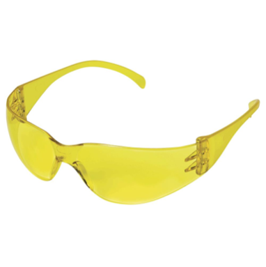 SAFETY GLASSES AMBER